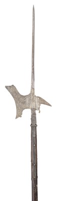 Lot 508 - A GERMAN HALBERD