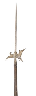 Lot 509 - A NORTH EUROPEAN HALBERD