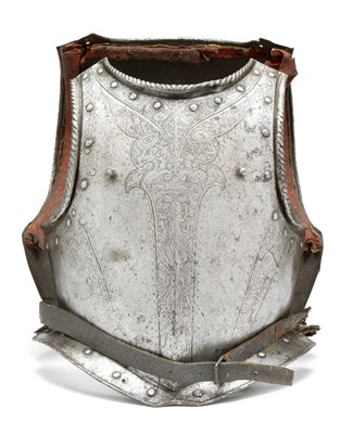 Lot 515 - A FINE ITALIAN ETCHED CUIRASS