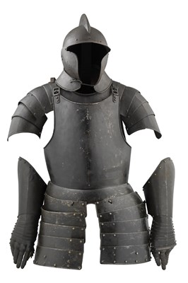 Lot 522 - A COMPOSITE SOUTH GERMAN LIGHT FIELD ARMOUR