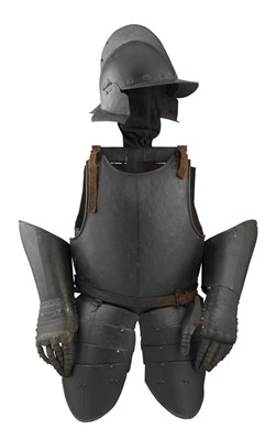 Lot 525 - A COMPOSITE SOUTH GERMAN LIGHT FIELD ARMOUR