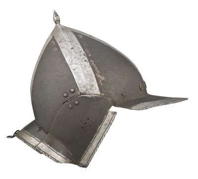 Lot 531 - A SOUTH GERMAN 'BLACK AND WHITE' BURGONET