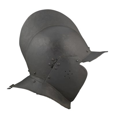 Lot 543 - A SOUTH GERMAN BURGONET