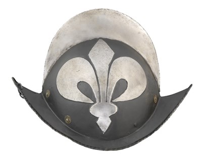 Lot 555 - A GERMAN 'BLACK AND WHITE' COMB MORION