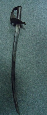 Lot 616 - A BRITISH NAVAL 'TWO-DISC' SHORTSWORD