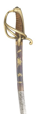 Lot 618 - A FRENCH ANXI LIGHT CAVALRY OFFICER'S SWORD