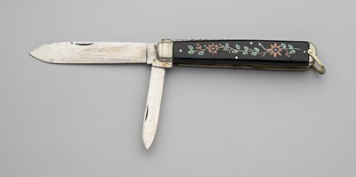 Lot 540 - A FOLDING KNIFE, CIRCA 1860-80