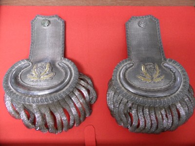 Lot 630 - A PAIR OF EPAULETTES FOR A SCOTTISH LORD LIEUTENANT BY H. POOLE & CO.