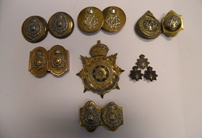 Lot 632 - A POST 1902 HELMET PLATE FOR THE EAST YORKSHIRE REGIMENT