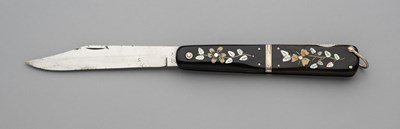 Lot 719 - A FOLDING LOCK KNIFE, JOHN PETTY & SONS, CIRCA 1900