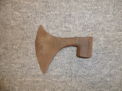 Lot 645 - AN EAST EUROPEAN IRON AXE HEAD