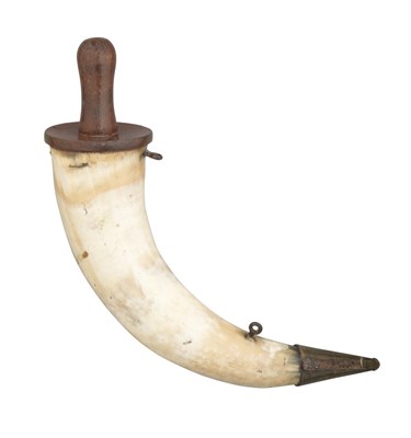 Lot 649 - A GUNNERS FLASK