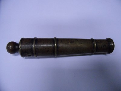 Lot 663 - A BRONZE CANNON BARREL, 19TH CENTURY