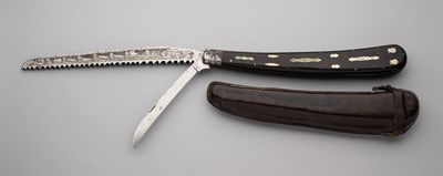 Lot 532 - A FOLDING SAW-KNIFE FOR THE AMERICAN MARKET, SECOND HALF OF THE 19TH CENTURY