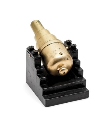 Lot 671 - A MINIATURE CANNON OF ARMSTRONG TYPE