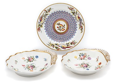 Lot 51 - A SPODE PLATE, CIRCA 1820