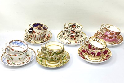 Lot 56 - A GROUP OF SIX SPODE TRIOS, CIRCA 1815