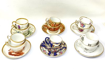 Lot 57 - A GROUP OF SIX SPODE TRIOS, EARLY 19TH CENTURY