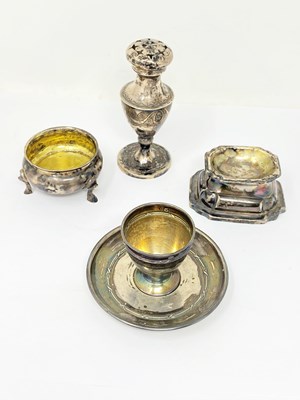 Lot 88 - â€¡ A RUSSIAN SILVER SALT CELLAR