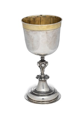 Lot 92 - A GERMAN SILVER WINE CUP, 18TH CENTURY