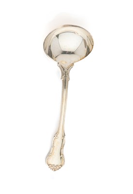 Lot 133 - A SET OF EIGHT SAUCE LADLES