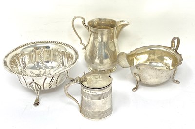 Lot 161 - A GROUP OF FOUR MISCELLANEOUS SILVER ITEMS