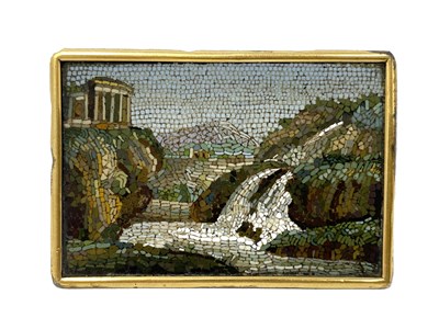 Lot 253 - AN ITALIAN MICRO-MOSAIC PANEL, PROBABLY ROME MID 19TH CENTURY