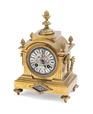 Lot 270 - A FRENCH ORMOLU MANTEL CLOCK, ACHILLE BROCOT, PARIS, LATE 19TH CENTURY