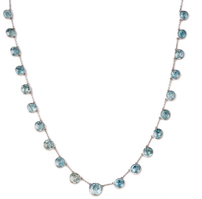 Lot 315 - ZIRCON NECKLACE, EARLY 20TH CENTURY