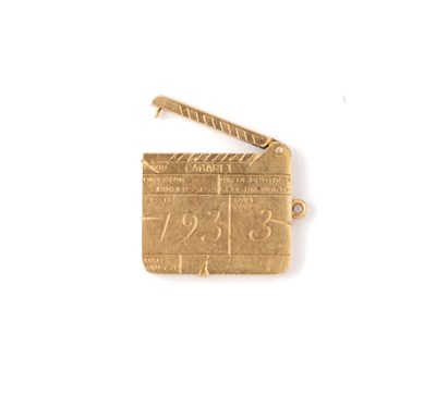 Lot 321 - 'CLAPPERBOARD' PENDANT FOR "CABARET"