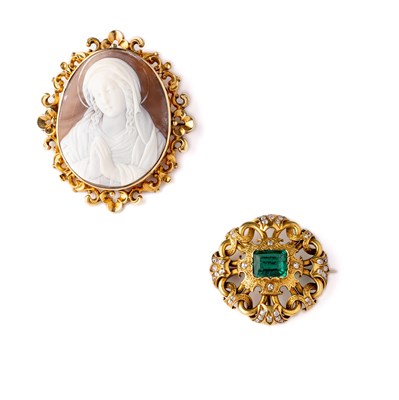 Lot 325 - TWO BROOCHES