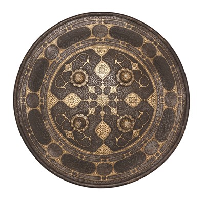 Lot 32 - AN INDO-PERSIAN STEEL SHIELD (DHAL)