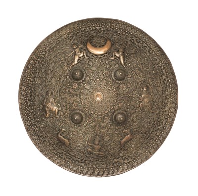 Lot 34 - AN INDIAN SHIELD (DHAL)