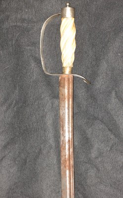 Lot 61 - A COMPOSITE HUNTING SWORD