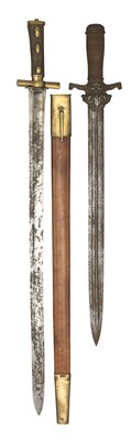 Lot 62 - TWO GERMAN HUNTING SWORDS