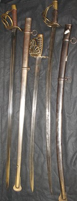 Lot 65 - A FRENCH MODEL 1822 LIGHT CAVALRY OFFICER'S SABRE