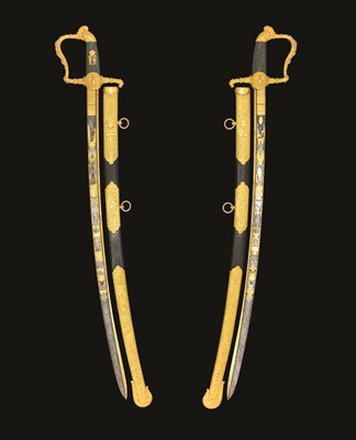 Lot 79 - A FINE SWEDISH ROYAL SWORD OF HONOUR GIVEN BY KARL XIV JOHAN