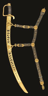 Lot 85 - A FINE PRESENTATION SWORD TO MAJOR ROBERT TORRENS BY THE NON COMMISSIONED OFFICERS