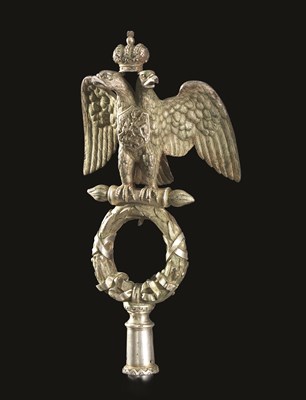Lot 87 - A FINE IMPERIAL RUSSIAN STANDARD FINIAL