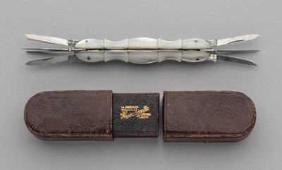 Lot 583 - A FINE AND VERY RARE SMALL BARREL POCKET KNIFE, JOSEPH RODGERS, MAKERS TO HIS MAJESTY, NO. 6 NORFOLK STREET, SHEFFIELD, LATE 19TH CENTURY