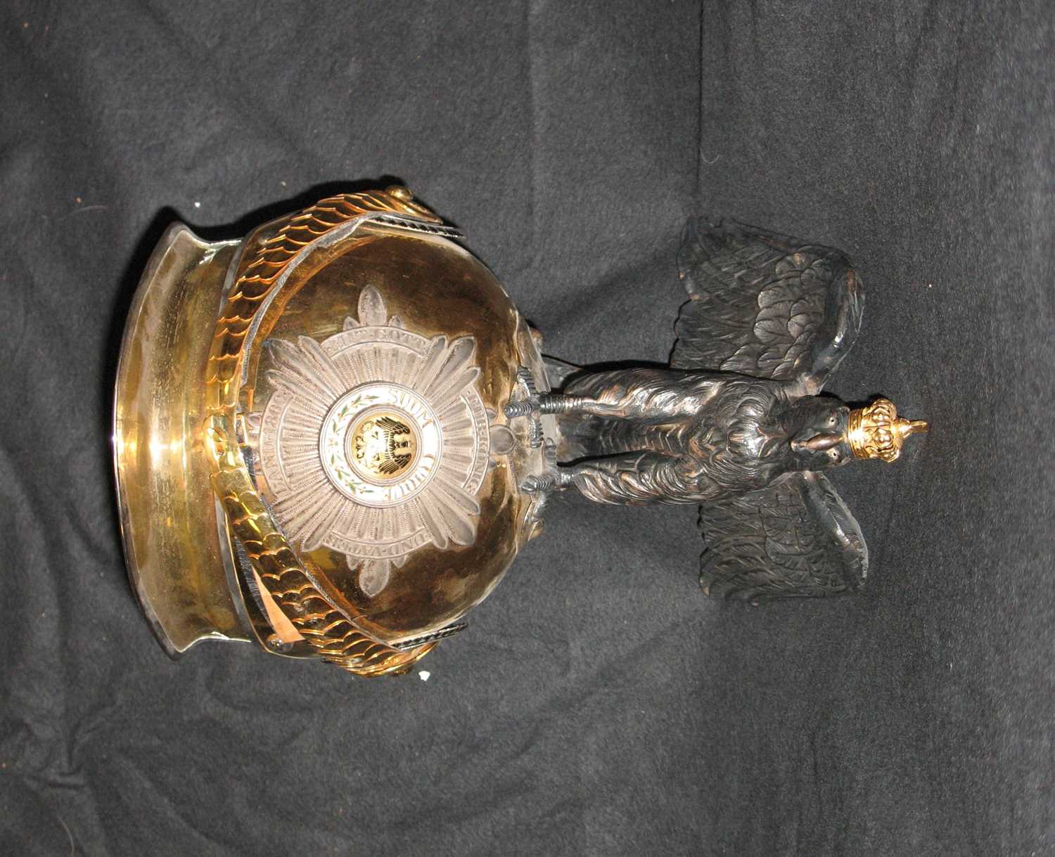 Lot 91 - A MODERN COPY OF A PRUSSIAN GARDE DU CORPS OFFICER'S PICKELHAUBE FOR A GUARD CUIRASSIER REGIMENT
