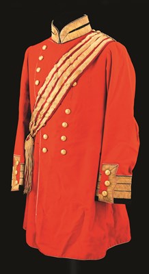 Lot 102 - A GENERAL OFFICER'S FULL DRESS TUNIC AND SASH