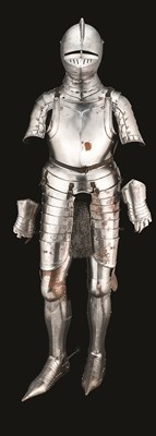 Lot 129 - A RARE SOUTH GERMAN INFANTRY HALF-ARMOUR