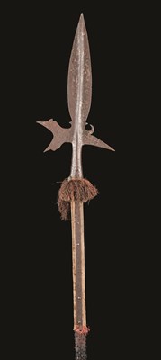 Lot 156 - A GERMAN ETCHED HALBERD