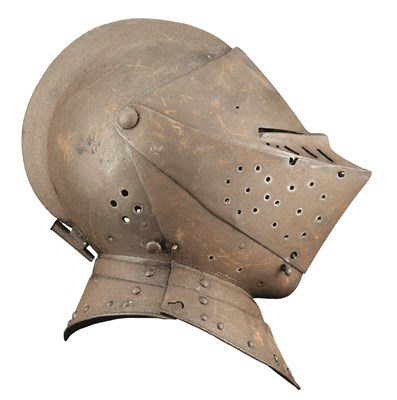 Lot 164 - A NORTH GERMAN CLOSE HELMET