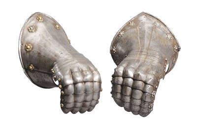 Lot 168 - TWO NORTH GERMAN GAUNTLETS FOR THE RIGHT HAND