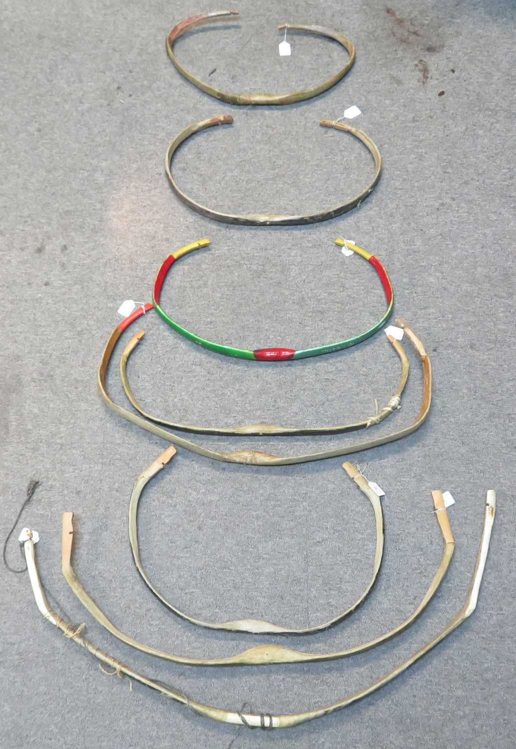 Lot 45 - EIGHT COMPOSITE BOWS BY EDWARD MCEWEN