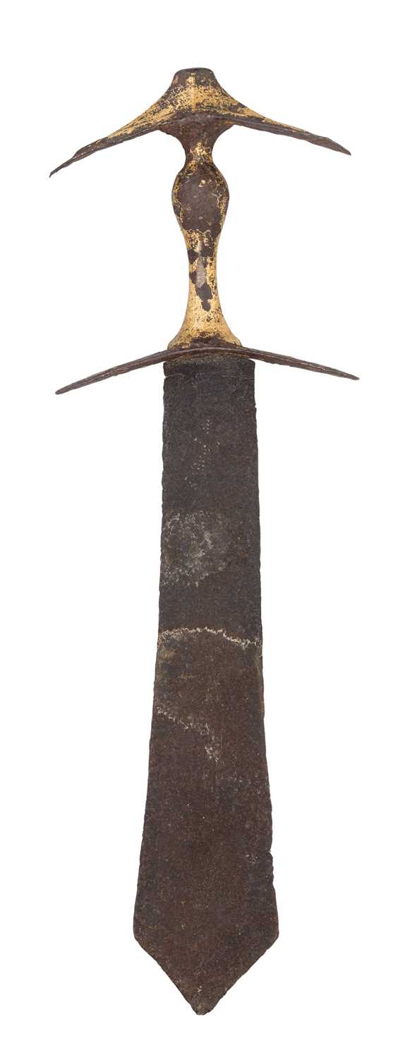 Lot 90 - â“Œ A NORTH INDIAN DAGGER (JAMADHAR KATAR),