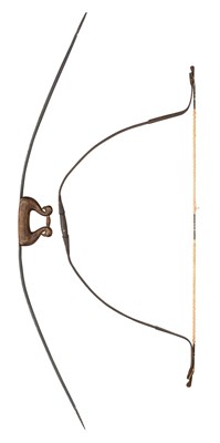 Lot 180 - TWO INDIAN STEEL BOWS, LATE 18TH/19TH CENTURY