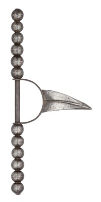 Lot 154 - A INDIAN COMBINED DAGGER AND MACE, 19TH CENTURY